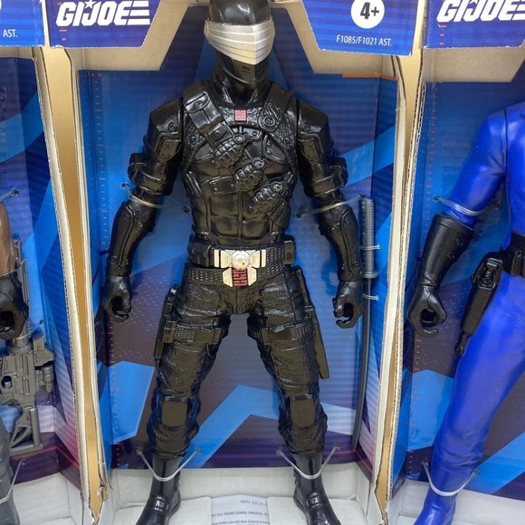 Hasbro GI Joe Lot Of 3 Snake Eyes Cobra Commander Roadblock Action Figures New - Picture 3 of 7